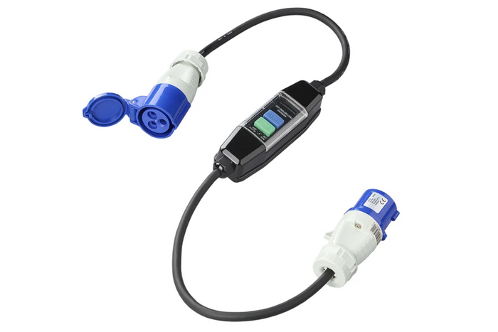 ProPlus 373589 CEE adapterkábel differenciálkapcsolóval 120 cm