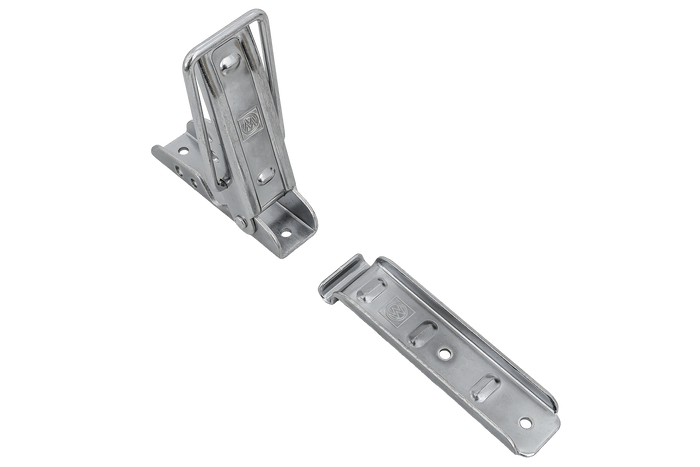 Oldalsó vonóhorog csattal WINTERHOFF BV 10-2 + ​​​​BVG 10-A komplett pótkocsi oldalsó zárral