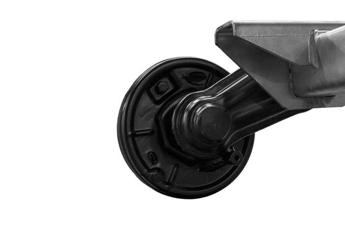 KNOTT VGB13-M fékező tengely pótkocsihoz/szállítóhoz 1350kg 1300mm 1770mm 5x112