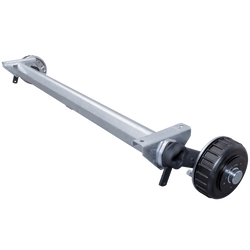AL-KO EURO fékezett tengely pótkocsihoz/autószállítóhoz 1800kg 1750mm 2250mm 5x112