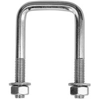 DROMET C típusú négyzet alakú bilincs anyákkal és alátétekkel M12 85/42/85