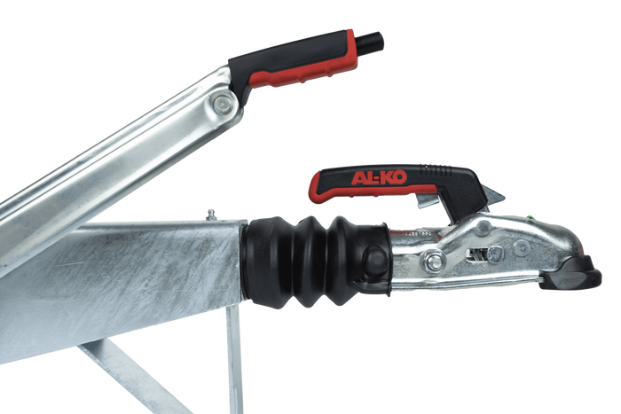 AL-KO 161S ráfutószerkezet AK161 vonóhoroggal 1600 kg-os pótkocsihoz, négyszögletes vonórúddal