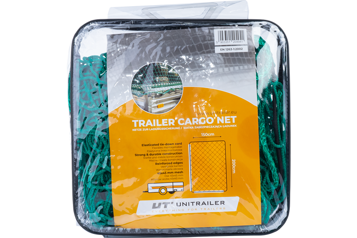 Szállítóháló UNITRAILER pótkocsihoz, a pótkocsi rakományának rögzítésére 150x200cm