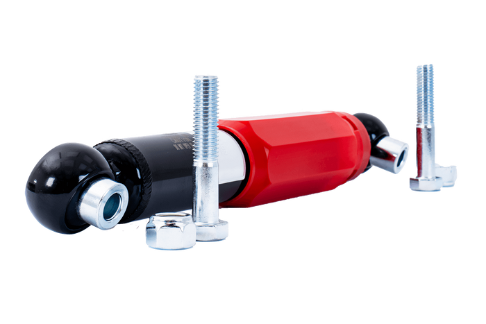 PIVEXIN hidraulikus lengéscsillapító pótkocsi tengelyekhez 1800-3500 kg-os tengelyekhez, egyes és tandem tengelyekhez