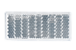 Téglalap alakú öntapadós reflektor FEHÉR DOBPLAST 76x34mm fényvisszaverő