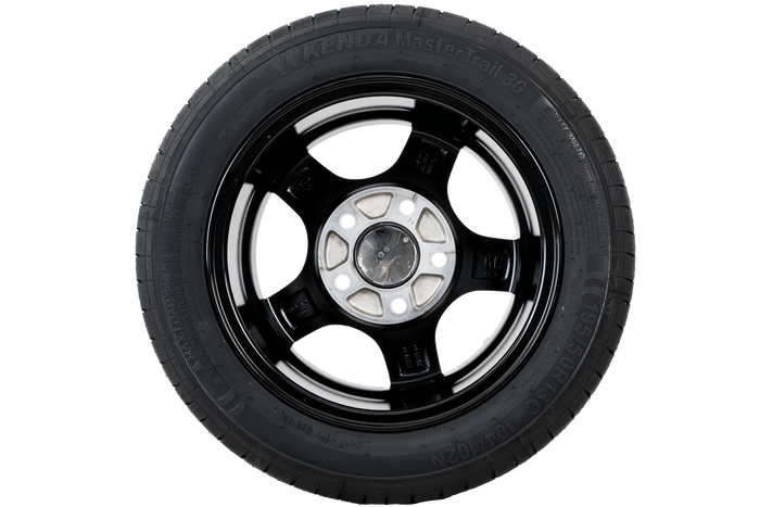 Erősített pótkocsi felni KENDA GUMIABRONCS 195/50 R13C 104/102N ALU FELNI STARCO polírozott 6Jx13"H2 5x112 ET:30