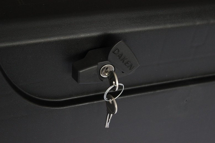 DAKEN 82201 BLACKIT szerszámosláda 550x250x295mm 23l rögzítőkonzolokkal