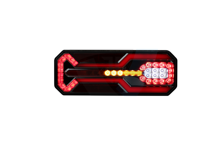 TT Technology TT.12514 LED hátsó lámpa, 5 funkciós, univerzális