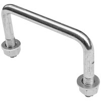 DROMET C típusú négyzet alakú bilincs anyákkal és alátétekkel M12 65/102/65