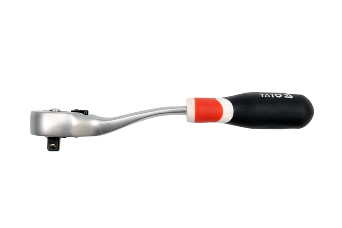 YATO YT-0730 ívelt racsni 1/4" hosszúságú 155mm