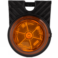 FRISTOM FT-059 LED narancssárga univerzális helyzetjelző lámpa szögletes konzollal