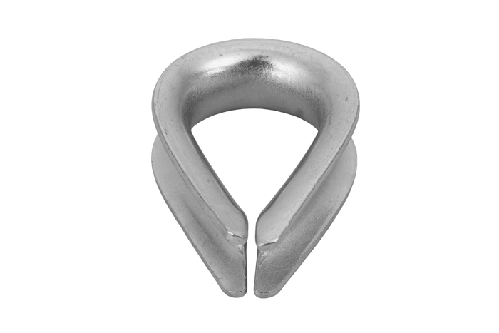 DROMET KU10 kötélhüvely, acél kagyló, 10mm
