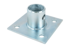 Kihúzható tartó UNITRAILER TJ5002+TJ5002A adapterrel 1300 kg-os platós pótkocsihoz 560-940 mm