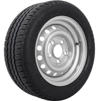 Megerősített pótkocsi felni GUMIABRONCS WANDA 195/50 R13C 104/101N FELNI PÓTKOCSIPŐ 5.5Jx13"H2 5x112 ET:30