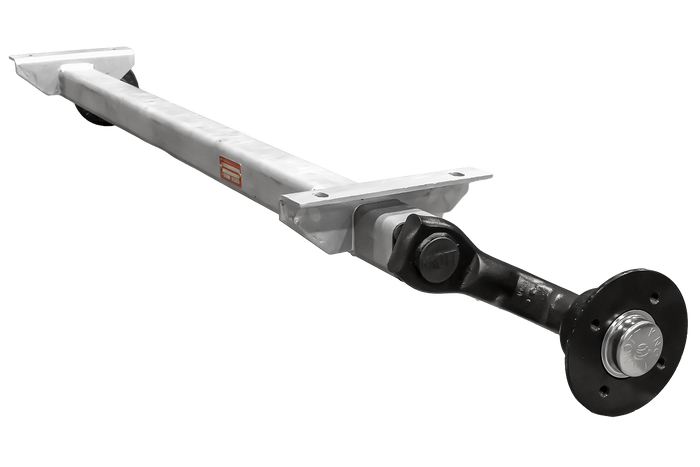 KNOTT VG7-L fékezetlen pótkocsi tengely 750kg 1200mm 1650mm 4x100