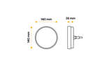 TT TECHNOLOGY TT.12519L+TT.12519P LED hátsó lámpák 3 funkcióval bal+jobb