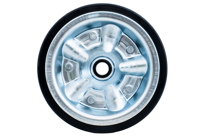 Pótkerék a KNOTT 405641.001 jockey kerékhez, tömör gumiból, 200x60 mm