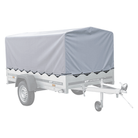 Váztakaró H-800 UNITRAILER pótkocsihoz, szürke, 230x125cm GARDEN 230 KIPP