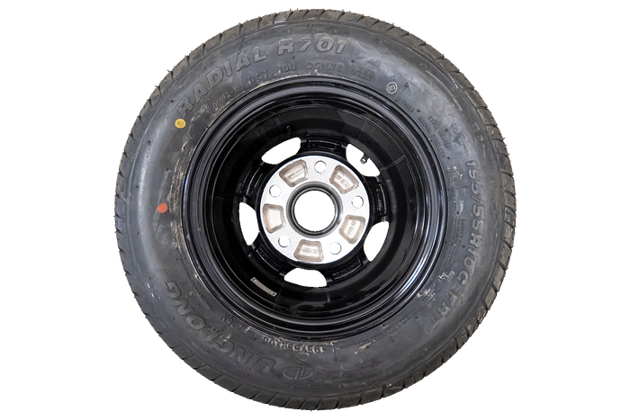 OUTLET Erősített pótkocsi felni LINGLONG GUMIABRONCS 195/55 R10C 98/96N ALU FELNI UNITRAILER 6Jx10" 5x112 ET:-4