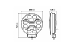 LED munkalámpa reflektor KAMAR X-SPIDER TOXIC L3440 10xLED 80W