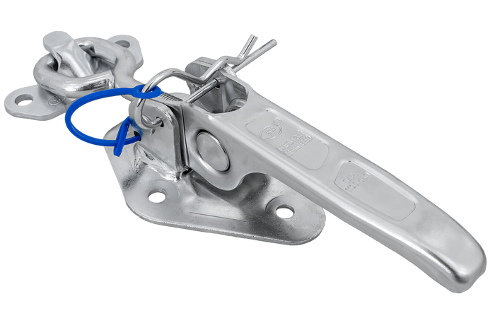 Oldalsó vonóhorog STEELPRESS ZB-15A+Z-15 rögzítővel, a pótkocsi oldalának teljes excentrikus lezárása