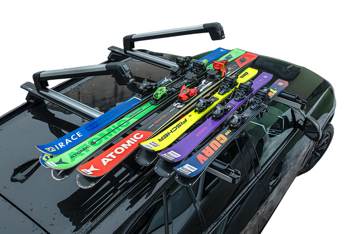 Inter Pack Frostline 6 - kihúzható alumínium síléctartó 6 pár síléchez vagy 4 snowboardhoz