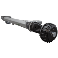 AL-KO COMPACT fékező tengely pótkocsihoz/szállítóhoz 1500kg 1200mm 1650mm 5x112