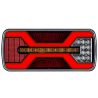 KAMAR X-SPIDER L2424 LED hátsó lámpa 5 funkciós univerzális