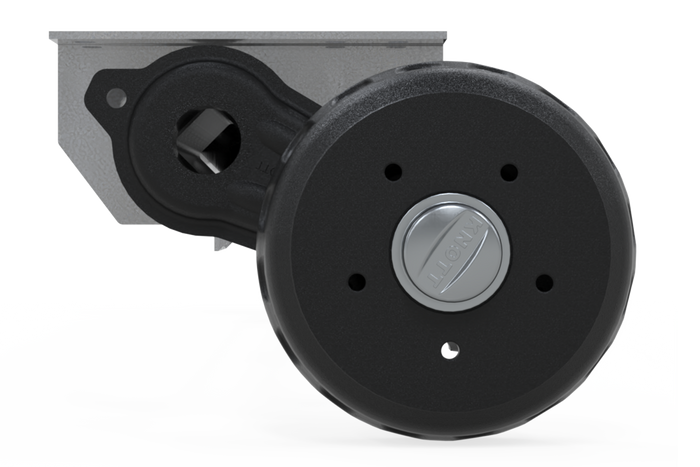 KNOTT VGB13M fékezett tengely pótkocsihoz/autószállítóhoz 1350kg 1000mm 1370mm 5x112