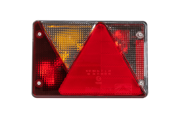 ASPÖCK Multipoint IV hátsó lámpa 6 funkciós bal oldali