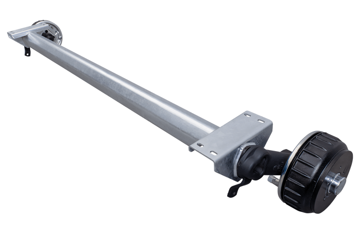 AL-KO EURO fékezett hajóutánfutó tengely 1800kg 1845/1955mm 2430mm 5x112