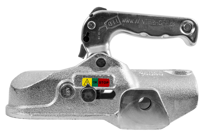 WINTERHOFF WW 350-RB-K1414 gömbfejű vonóhorog 3500 kg-os pótkocsihoz, 50 mm-es csővonórúddal, öntöttvas