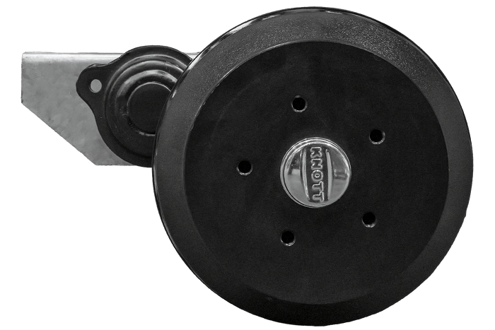 KNOTT VGB18MV fékezett tengely pótkocsihoz/szállítóhoz 1800kg 1300mm 1800mm 5x112