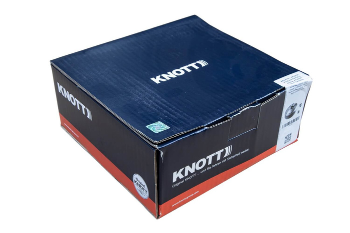 KNOTT fékdob csapággyal pótkocsi tengelyhez 1350kg 200x50 4x100