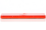 Téglalap alakú öntapadós reflektor RED WAŚ 96x42mm fényvisszaverő