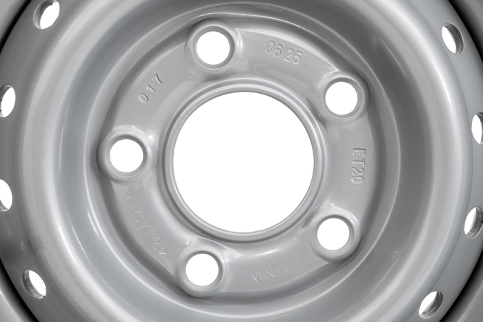 Megerősített pótkocsi kerék KENDA GUMIABRONCS 155/70 R12C 104/102N KENDA FELNI 4.5Jx12"H2 5x112 ET:20