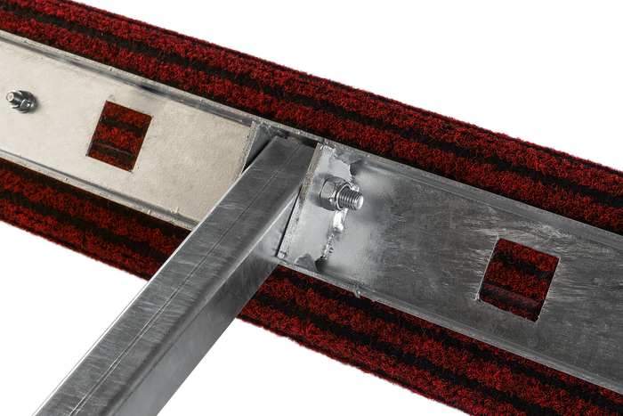 UNITRAILER lapos oldaltámasz, 59 cm hosszú, 8 cm magas, csónakutánfutóhoz