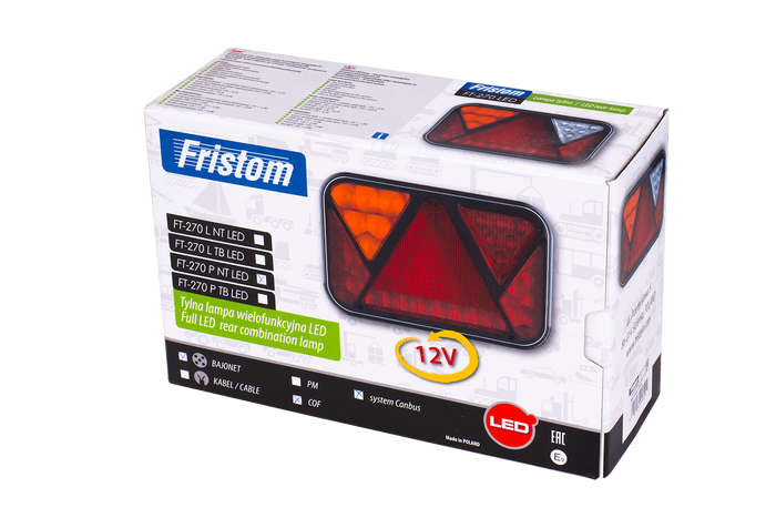 Fristom FT-270 LED CANBUS hátsó lámpa 5 funkciós jobb oldali