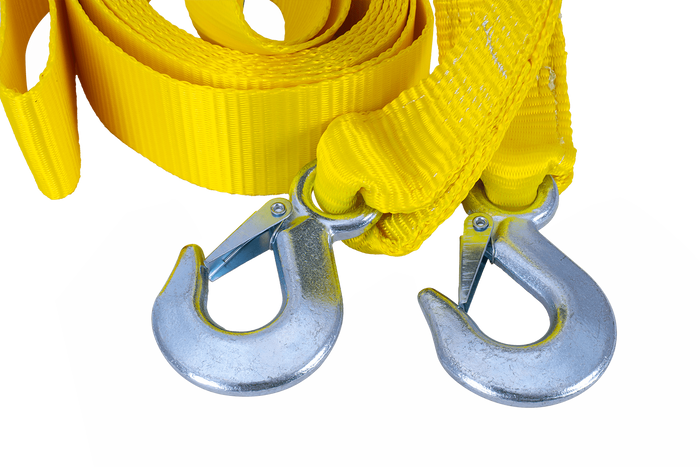 UNITRAILER vontatókötél horgokkal, vontatópánt 5m/50mm/4t sárga