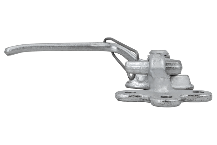 Jobb oldali vonóhorog WINTERHOFF WV 20-R + WVG 20-A rögzítőelemekkel, teljes pótkocsi oldalsó zárral