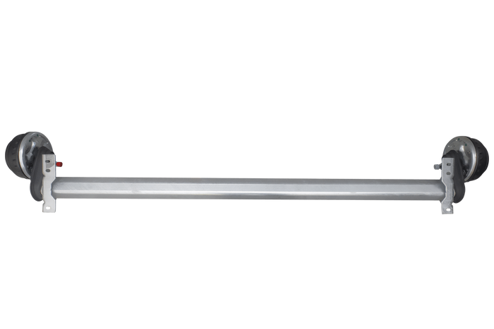 AL-KO COMPACT fékező tengely pótkocsihoz/szállítóhoz 1350kg 1750mm 2200mm 5x112