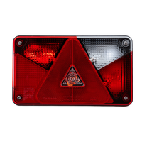 ASPÖCK MULTIPOUNT V hátsó lámpa bajonettzárral, 5 tűs, 6 funkciós, jobb oldali