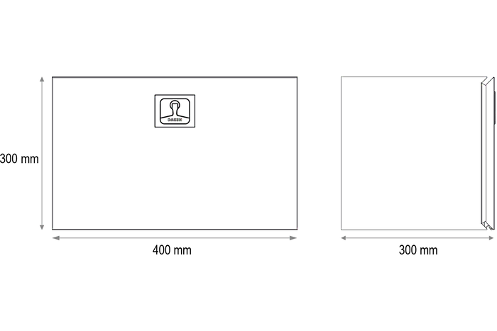 DAKEN 8Z3100 Z31 szerszámosláda 400x300x300mm 32l