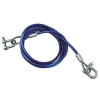 LAMPA acélsodronyos vontatókötél kengyellel 3,5m/8mm/5t kék