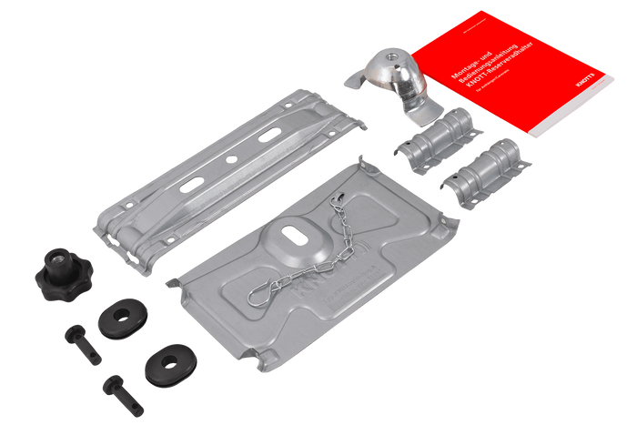 KNOTT pótkeréktartó kerékkonzol lakókocsihoz 1200-1500mm