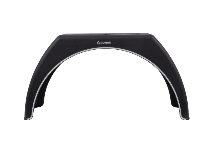 Utánfutó sárvédő 15-17,5" DOMAR DK3114 lapos kerékív 950/300mm fehér díszléccel