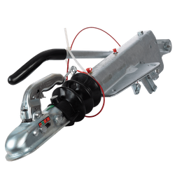 KNOTT KF20A ráfutószerkezet K20B vonóhoroggal 2000 kg-os pótkocsihoz V-típusú vonórúddal