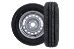 Két kerék szett utánfutóhoz KENDA GUMIABRONCS 165/70 R13 79N KENDA FELNI 4Jx13"H2 4x100 ET:30