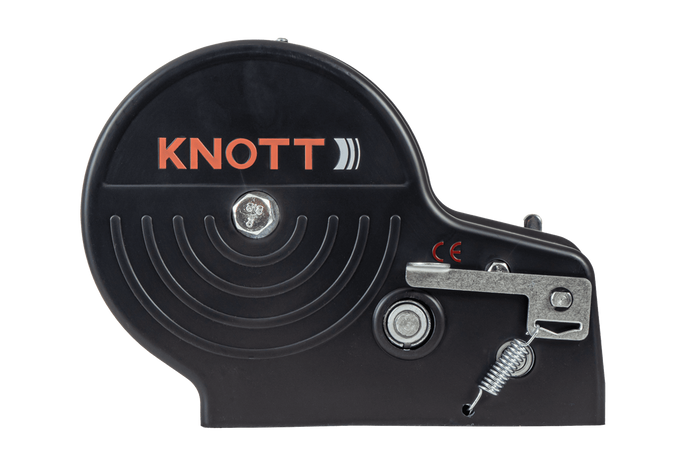 Kézi csörlő pótkocsihoz KNOTT 6X0017.311 900kg hevederrel