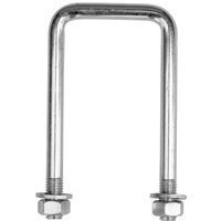 DROMET C típusú négyzet alakú bilincs anyákkal és alátétekkel M12 115/52/115